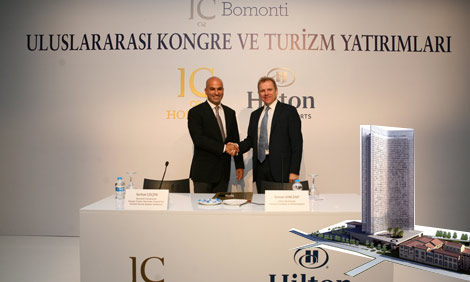 İstanbul’un en büyük turizm otel ve kongre merkezini Hilton Worldwide işletecek
