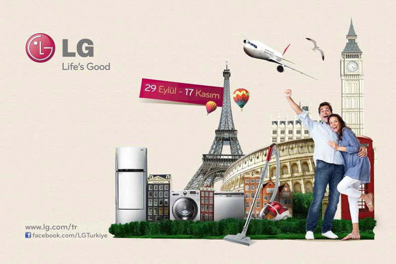 LG sizi Avrupa’ya uçuruyor