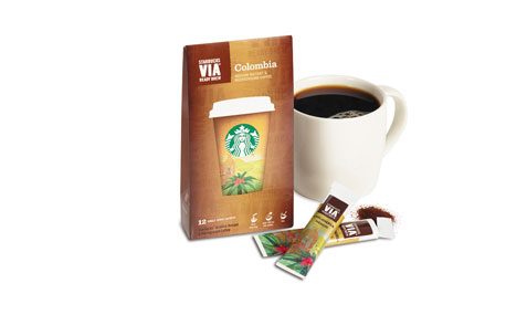 Starbucks VIA ile kahveniz ne zaman isterseniz hazır