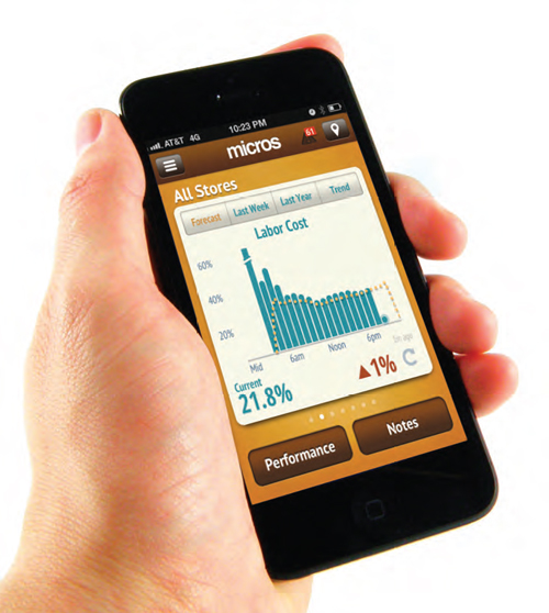 Micros’tan restoranlar için mobil uygulama – MICROS inMotion