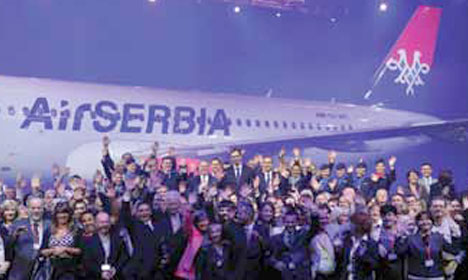 Etihad’ın Aldığı Air Serbia İlk Uçuşunu Yaptı